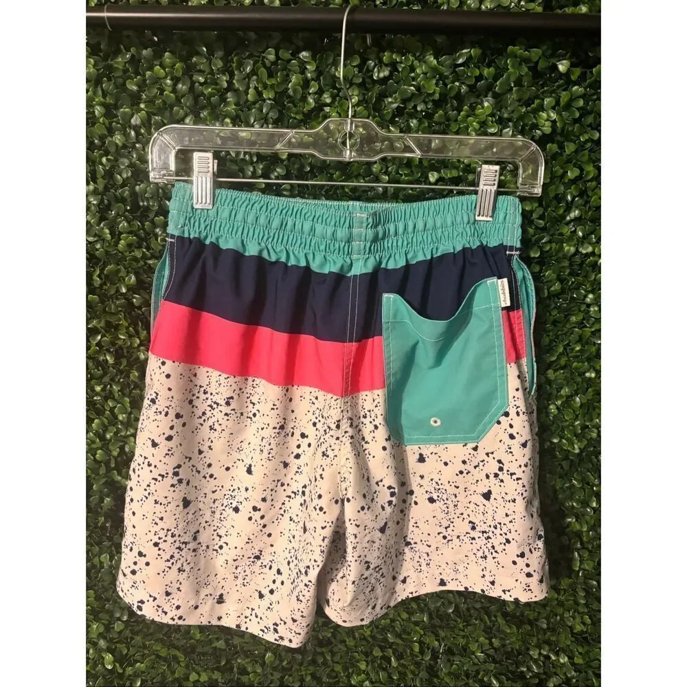 Chubbies Mens Printed 5.5” Lined Swim Trunks Size Small